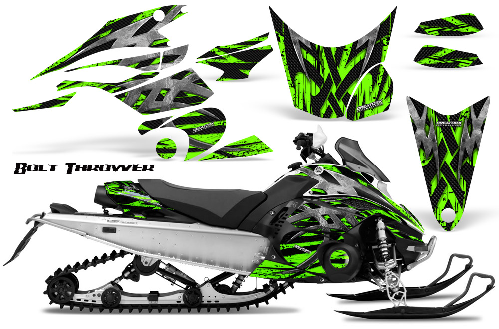 Yamaha FX Nytro 2010 Graphics Kit Bolt Thrower Green